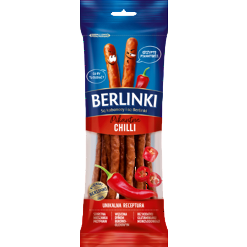 Kabanosy Berlinki Chilli 85g